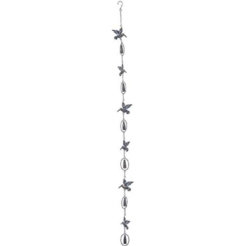 Ganz Bronze Patina Hummingbird Rain Chain Cover