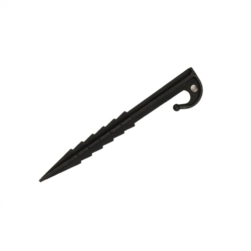Estacas para tienda de campaña: paquete de 20 clavijas de metal, diseño resistente a la oxidación, punta afilada para una fácil penetración en el suelo | Picos de dosel de alta resistencia para jardín