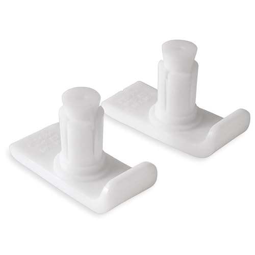 DMI Walker Skis Glides for Enhanced Safety and Stability, Replaces Tennis Balls for Walkers, White, Walker Accessories,Walker Ski Glides, 2 Count