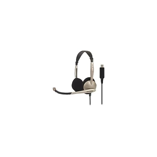 Fone de ouvido estéreo Koss 178188 Cs100 Usb On Ear Over The Head