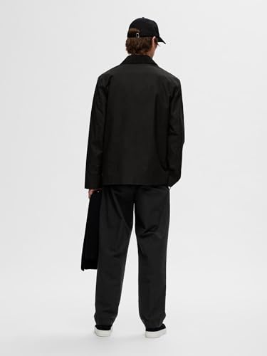 Veste coton ciré SELECTED HOMME coupe-vent déperlant mi-saison