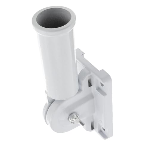 ibasenice Support Mural pour Hampe de Drapeau Alliage Aluminium Réglable à Fixation Durable pour Affichage Extérieur Terrasse et Clôture