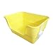 Leefasy Cat Jumbo with High Sides for Indoor Cats Cat Sand Basin Cat Bedpan Cats Litter Pan Kitten Potty Toilet, Yellow