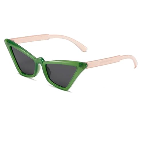 Lunettes de soleil œil de chat UV400 femme style punk verre dégradé