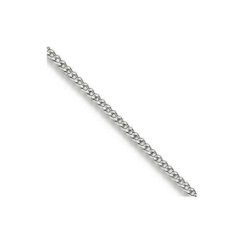 Chaîne fine en argent 925 massif poli 0.5 mm anti casse avec fermoir anneau ressort robuste