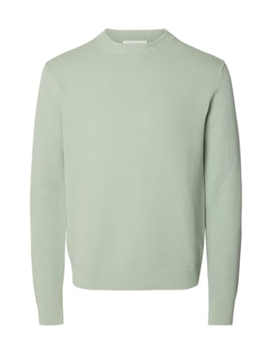 Ls Knit Structure Crew Neck Noos pull col rond en maille homme