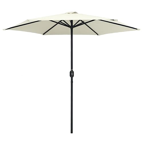 Sombrilla para jardín con mástil de aluminio CLSDRZC parasol exterior 6