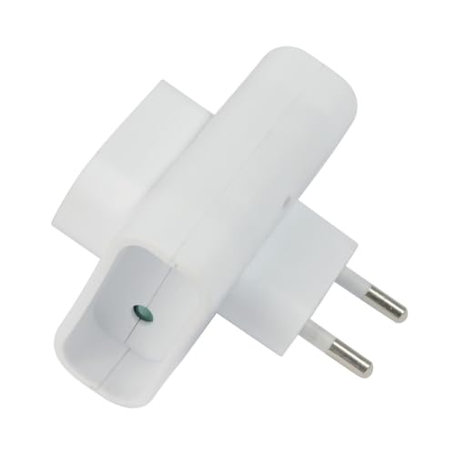 Triplite 3x6A Latérale GEFOLEC – Triple Prise Compacte – 230V – Couleur Blanche – Sécurité et Praticité