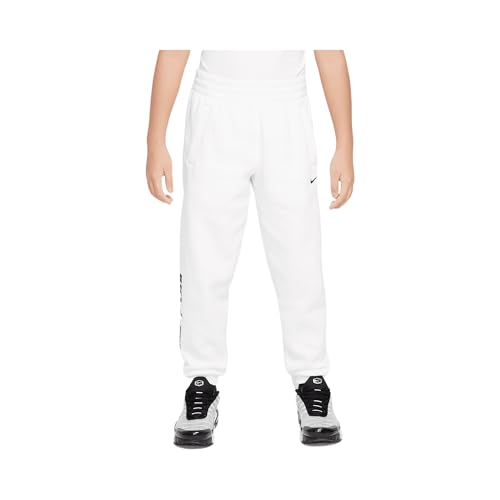 Nike Sportswear Club Fleece Big Kids' Joggers (IB2659-100, White/Black)