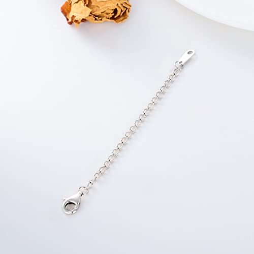Image of 10k 14k Real Gold 1 inch /1.5 inch /2 inch /2.5 inch /3 inch /4 inch /5 inch Necklace Extender, Necklace Bracelet Extender Chain, Durable Gold Extender Chain, Adjustable Extension Chain for Necklace Bracelet Anklet