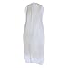 Bags for Less White Wedding Gown Travel & Storage Garment Bag Soft, Breathable, Durable, Rip & Water Resistant Material - Large Size With 10'' Gusset - Clear Vinyl Pouch For Labeling