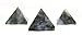 Amazing Gemstone Moss Agate Pyramid Crystal Healing Stones - 1