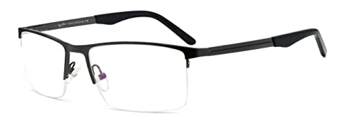 Gafas de cristal transparente ligeras RICH MODE para evitar fatiga visual de hombre gris claro