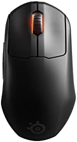 SteelSeries Prime Mini Wireless - Bezprzewodowa Mysz do gier Esports - Żywotność baterii: 100 godzin - Magnetyczne przełączniki optyczne Minimalistyczna obudowa, Czarna