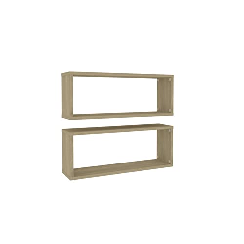 Cube de rangement étagères muraux pour optimiser les petits espaces du salon
