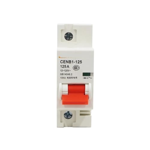 Disjoncteur DC 120V 80A pour batterie de voiture et protection de circuit sur rail DIN