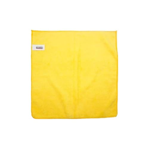 Blumtal Toallas Toalla de Microfibra Profesional, paño de Limpieza Multiuso, Toallas Extra absorbentes for un Almacenamiento Conveniente for Ventana de Coche Toallas de Té (Color : Yellow, Size : 5