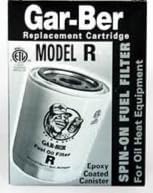 Replacement Gar-Ber Model R 2625 Spin on Fuel Filter - Replacement cartridge for spin on oil filter "R" 2625