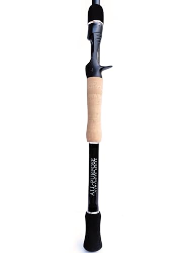 Fitzgerald Fishing All Purpose Series - Casting Graphite Rod - Designed for Bass Fishing and Inshore Fishing (7'3