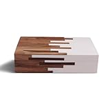 Decoración adecuada para tu lugar acogedor. Esta caja de decoración de casa de estilo vintage para exteriores e interiores está especialmente diseñada para lucir elegante en cualquier lugar de la casa, encimera de cocina y encimera de baño, oculta inteligentemente el contenido y evita que se creen ojos. Con un diseño minimalista y elegante con libros, se adapta perfectamente a cualquier entorno bohemio de granja. Ya sea en tu mesa de café, sala de estar o un estante de dormitorio, esta caja expositora mejora tu espacio.