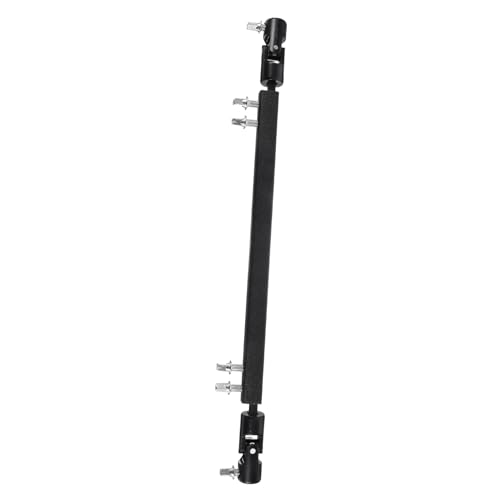 Barra Conectora Metal Doble Pedal Bombo Tambor Negra miniatura 1