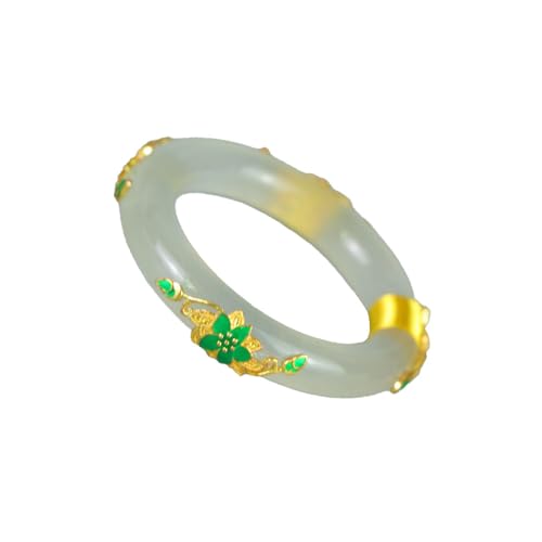 Bracelet en jade pour femme, le cadeau d'anniversaire idéal chargé d'or