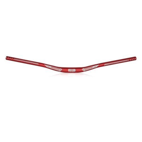 WANG TII DOO Manillar De Bicicleta De Aleación De Aluminio, Manillar De Bicicleta De Montaña Extra Largo, 31,8 Mm X 720 Mm, para Bicicleta De Montaña Y Bicicleta De Carretera,Rojo