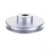 Aluminium-V-Nut-Riemenscheibe, kompatibel mit 6 mm breiten Rundriemen, Außendurchmesser Größen von 20 mm bis 80 mm für Modellgetriebe und Motorsysteme (40)