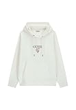 GUESS Hombre Sudadera con Capucha Algodón M6RQ26KCPR1, Color blanco., S