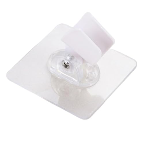 Support de douche mural blanc sans perçage pour carrelage propre - 2