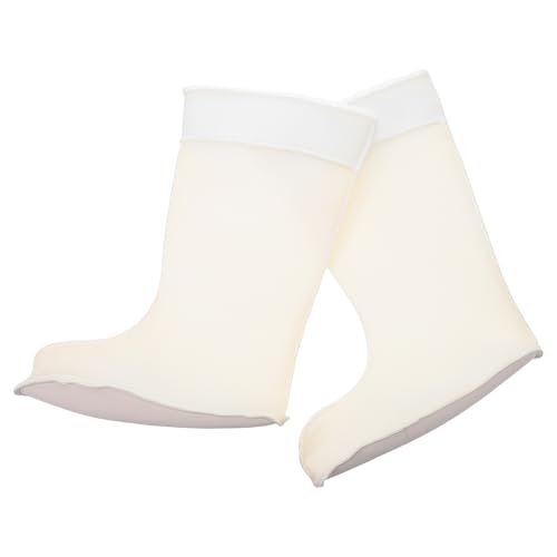 MUCKLILY Calcetines Aislantes para Botas de Lluvia Hombre Forro Térmico de Vellón de Cordero Talla 43-45 Calcetines Interiores Impermeables para Botas de Invierno y Senderismo