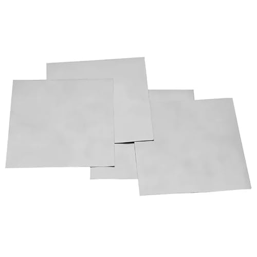 5pcs Professional Grade Zinc Sheet - 99.99% Ultra-High Purity Metal Foil for Battery Anode Lab Testing-0.5 * 100 * 200mm