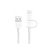 [2-Pack 3.3ft] ZMI 2-in-1 USB-C & Micro-USB Combo Cables, Charge/Sync for Samsung Galaxy S10/S10e/S10 Plus/S9/S9 Plus/S8/S8+/S7/S7 edge/S6/S6+/S6 edge/S6 edge+/S5/S4/Note4 to 9, Google Nexus, Moto, LG