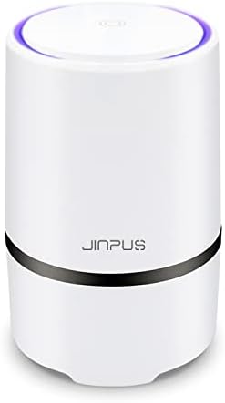 JINPUS Air Purifier Small Portable Air Cleaner for Bedroom with HEPA Filter, Upgraded Low Noise Home Air Purifiers GL-2103 (Powered by 4.9ft USB Cable, No Adapter)
