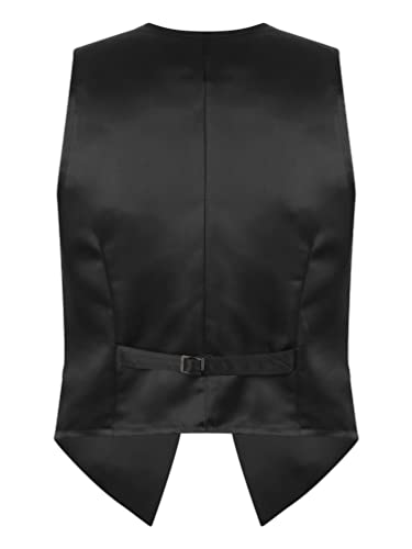 iiniim Mens Sequin Vest Shiny Suit Vest Slim Fit V-Neck Party Dress Stylish Tuxedo Waistcoat Sleeveless Jacket2