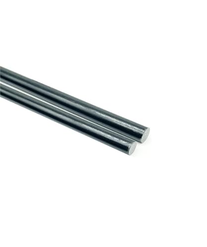 Barra de fibra de vidrio maciza con acabado Premium negro de 2.0mm para ingeniería sutil