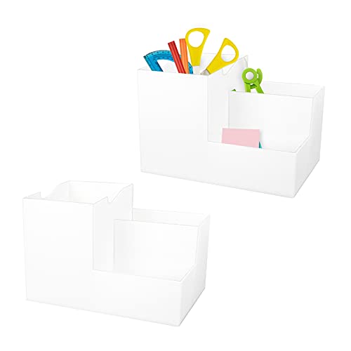 Organizer Per Scrivania Da 2 Pcs Portapenne Organizer Da Scrivania Portamatite Scrivania Tidy Multifunzionale Salvaspazio Scrivania Organizzatore Stazionario Per Organizzare La Cancelleria