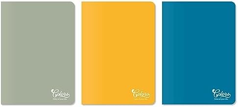Meteksan Colors Ofis Serisi, A4 60 Yaprak Çizgili Karton Kapaklı Defter 6'lı Paket, Renkli - Görsel 3