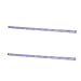 Jutagoss Twisted Line Acrylic Rod Solid Plastic Bar for DIY Crafts 8mm Diameter 250mm Length Light Purple 2Pcs