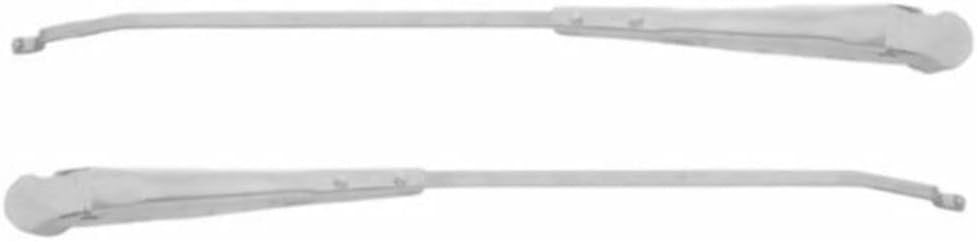 Stainless Steel Wiper Arms, Pair, Compatible with Chevy Truck 1954-1959