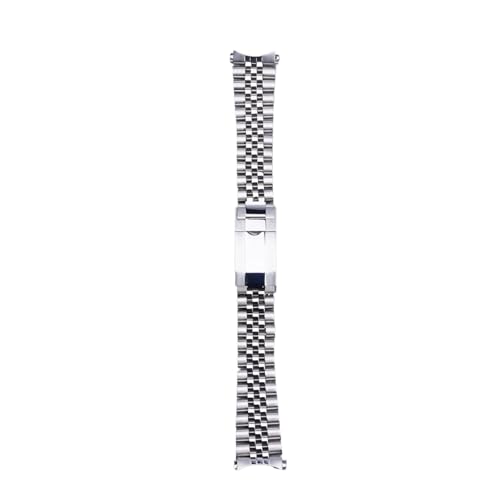 Bracelet montre acier inoxydable 19mm maillons vissés incurvés SNXS79