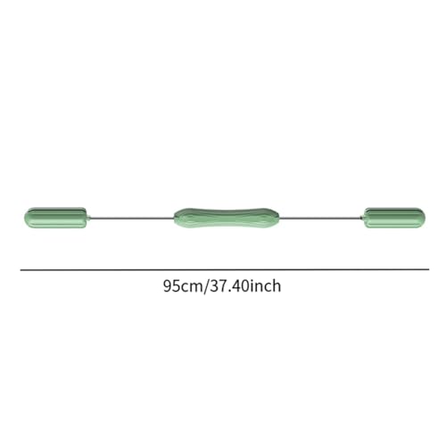 QSTDGVPW Elastic Fitness Bar Strength Training Vibration Weight Stick Arm Twister for Pilates, Green