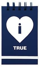 One Direction Limited Edition 1D + Od Together Memo Pad, Liam - True, Navy Blue