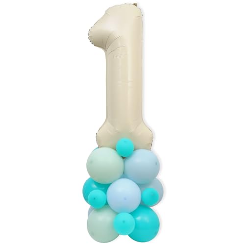 Kit ballons anniversaire bord de mer pour fêter les un an de votre petit garçon avec tendresse