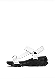  Hispanitas: Sandalia Sport con Suela Volumen elaborada en Piel. Adorno de Cadena de eslabones. Cierre de Velcro al Tobillo. Marca Tendencia con Cada Paso.