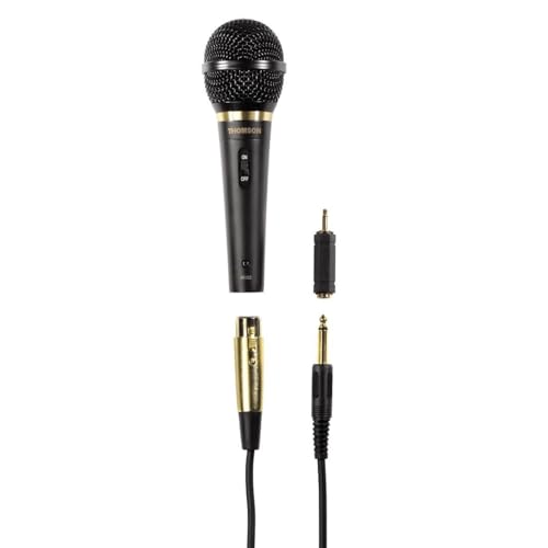 Preisvergleich Produktbild Hama Thomson M152 Dynamisches Mikrofon (XLR-Stecker, Stoßdämpfung, Metall)