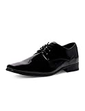 Calvin Klein Men's Brodie Loafers, Black Patent 967, 10