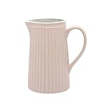 Gres porcellanato Greengate STWJUGA1LALI5306 - Brocca Alice, 1 l, colore: Crema