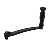 Lofrans Winschkurbel/Windenkurbel aus schwarz eloxiertem Aluminium, seewasserbeständige Universalkurbel, kugelgelagert - Die Kurbel ist in 2 Längen erhältlich Größe 25 cm | Arretierung | Speed Handle