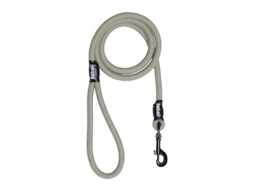 Longe avec mousqueton HKM Essentials Jade Gris 180 cm